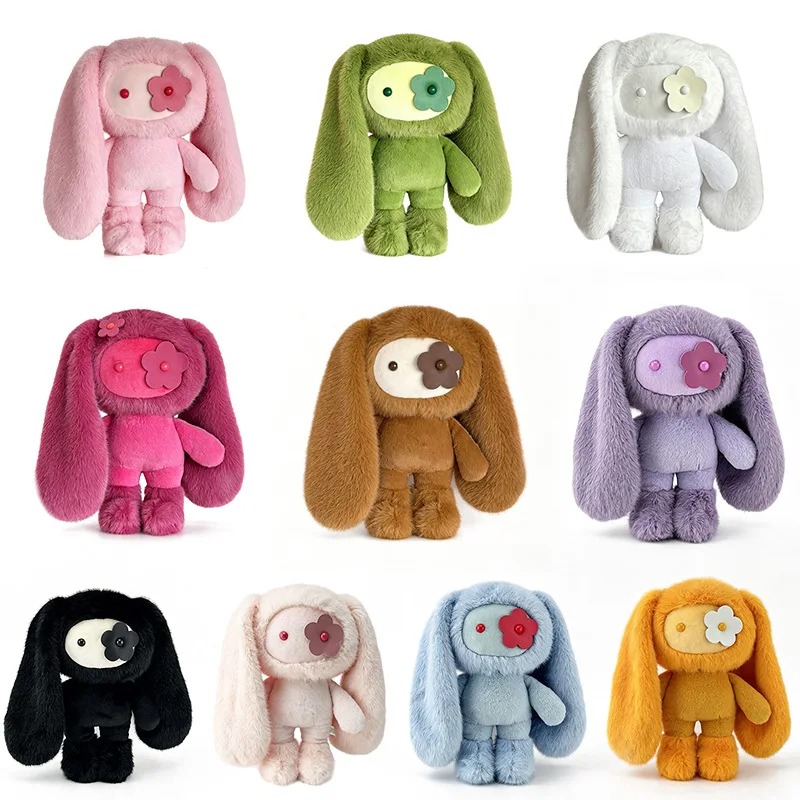 Kids Toys Resale - ตุ๊กตากระต่ายจูจูน่ารัก ขนาด 30 ซม. ตุ๊กตากระต่ายตาดอกไม้ หูยาว