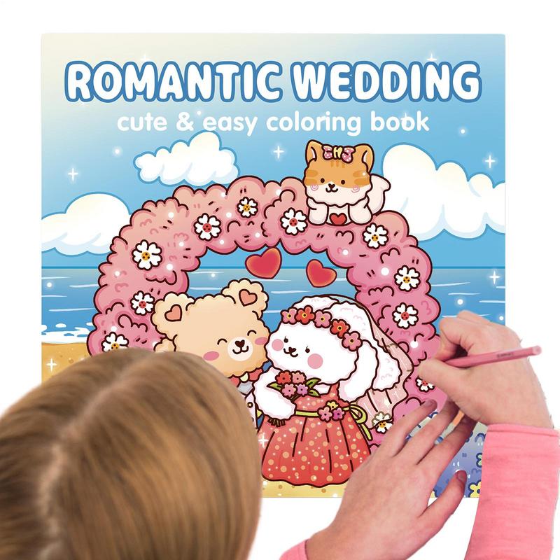 Kids Toys Drawing Easy - สมุดระบายสีสําหรับเด็ก สมุดระบายสี Bold และ Easy หน้าการ์ตูน