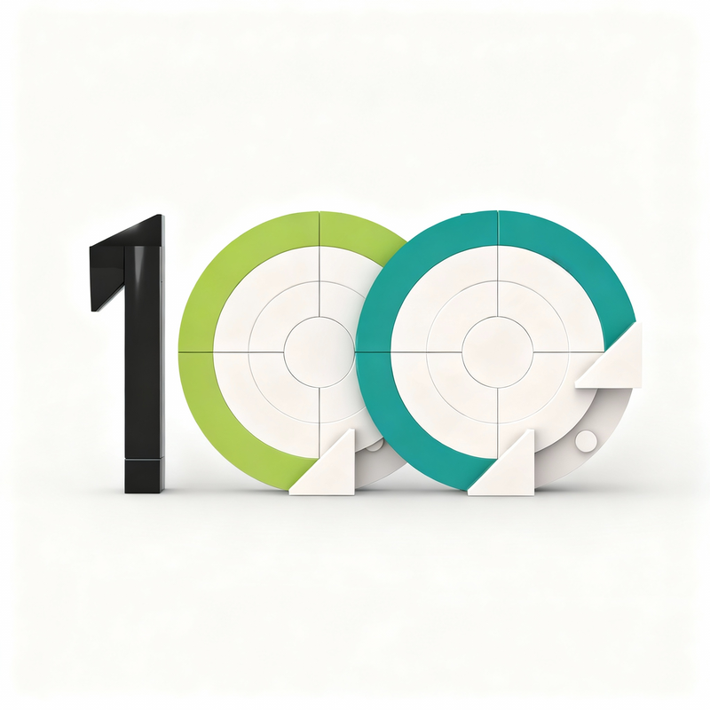 Kids Toys Logo - 100 ชิ้น MOC โลโก้ปี PHOENIX CONTACT