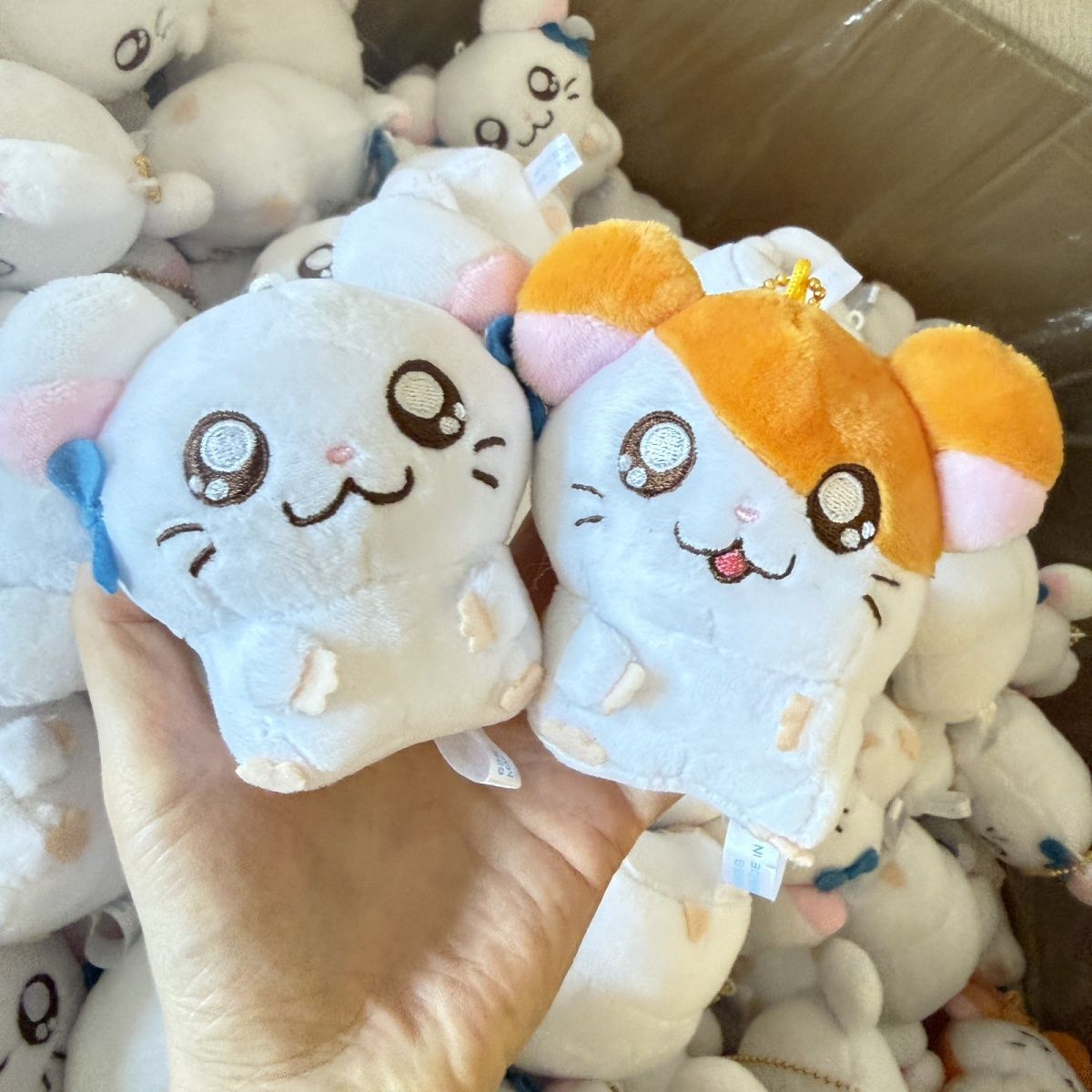 Kids Toys Resale - พวงกุญแจตุ๊กตาแฮมสเตอร์น่ารัก ฮัมทาโร บิจู ของขวัญสุดคาวาอี้สำหรับเด็กชาย เด็กหญิง และแฟนคลับ