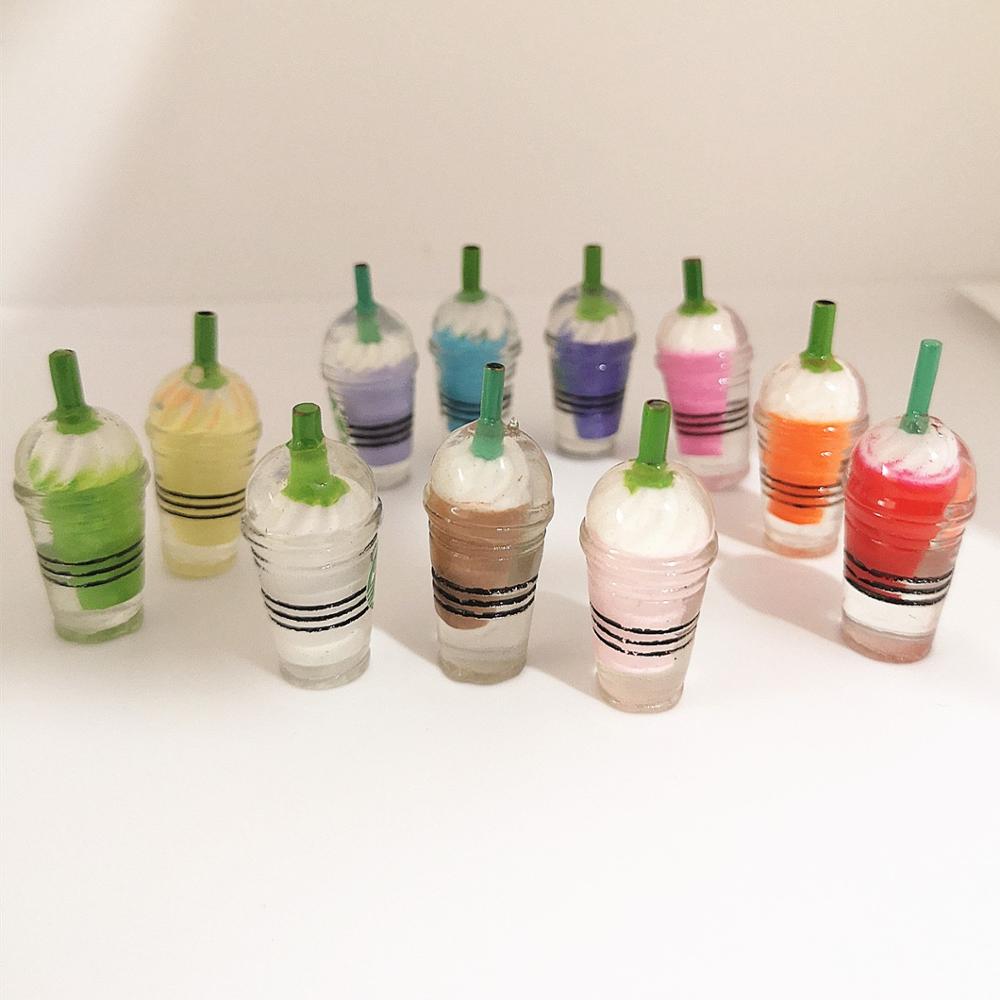 Slime Making Kit - ชุด 6 ชิ้น ชาร์มสไลม์ รูปถ้วยไอศกรีมจิ๋ว ทำจากเรซิ่น
