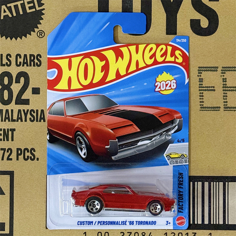 Mattel Toy Hot Wheels - รถของเล่นฮอตวีลส์สำหรับเด็กผู้ชาย 114 # 2026E HOTWHEELS TORONADO
