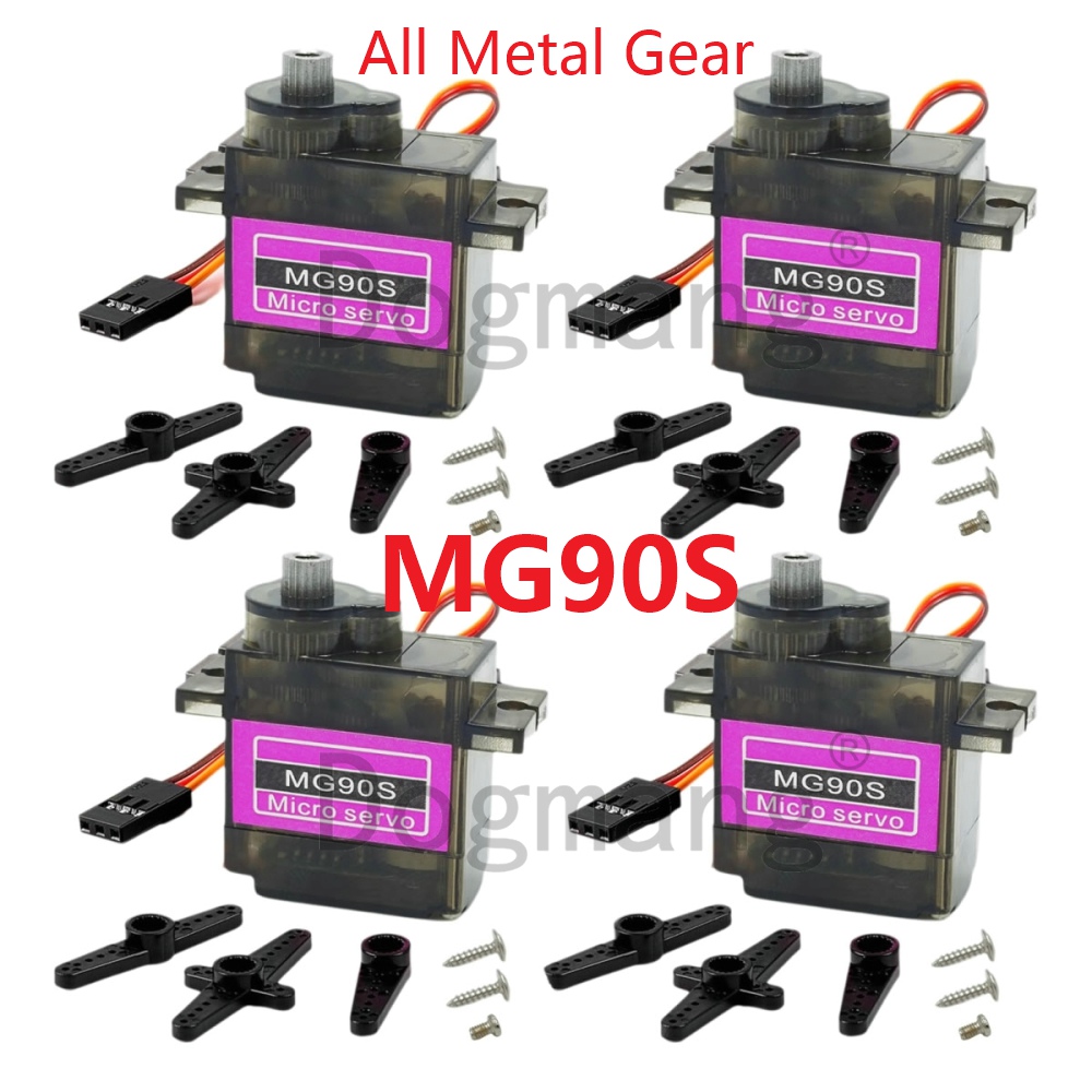 Kids Toys Remote Car - MG90S Servo 1/2/4/10/20/50 Pcs เกียร์โลหะทั้งหมด 9g