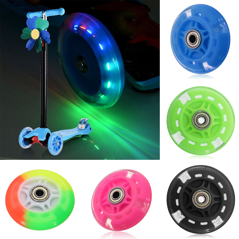 Kids Toys Scooter - ไฟ LED กระพริบสำหรับล้อสกู๊ตเตอร์ ไฟกระพริบขนาดเล็กสำหรับล้อรถของเล่นกลางแจ้ง อะไหล่ล้อสกู๊ตเตอร์สำหรับเด็ก
