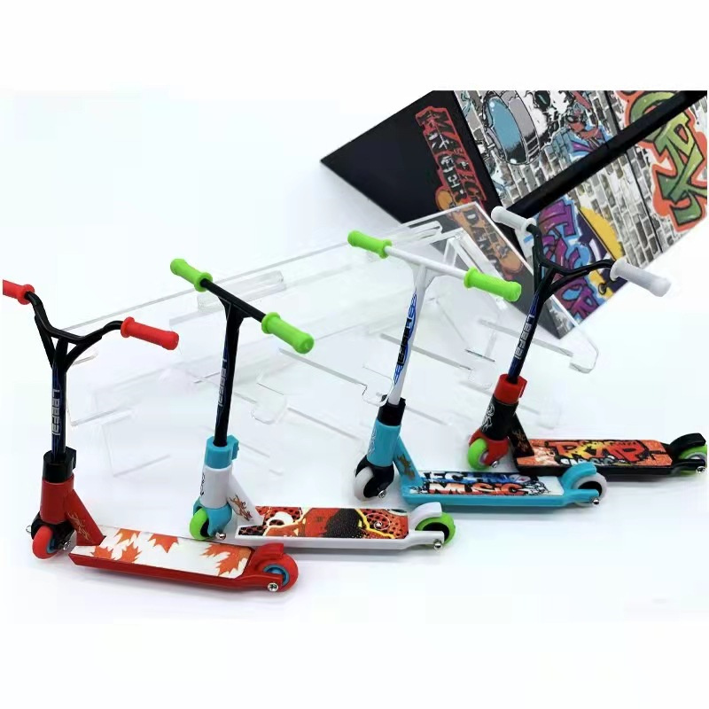Kids Toys Scooter - สกู๊ตเตอร์นิ้วมือขนาดเล็กแบบใหม่ สนุกสนาน สร้างสรรค์ ของเล่นสเก็ตสกู๊ตเตอร์นิ้วมือ ของขวัญวันหยุดสำหรับเด็กและผู้ปกครอง