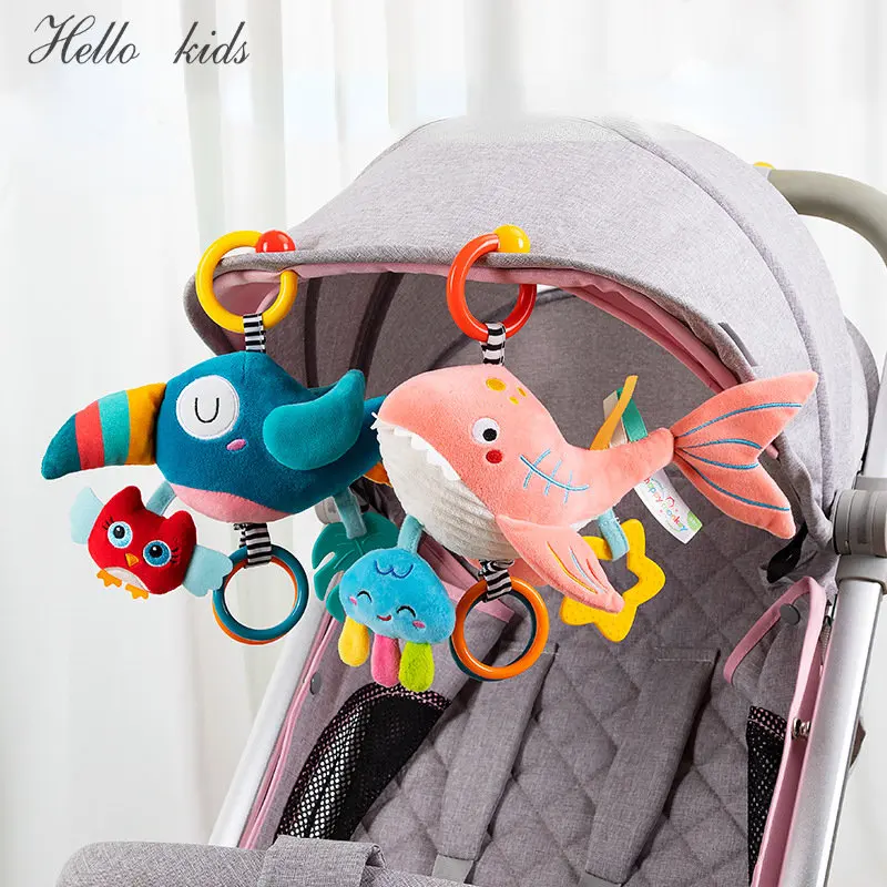Kids Toys New Born - ทารกแรกเกิด Soft Plush ของเล่น Teether Rattles