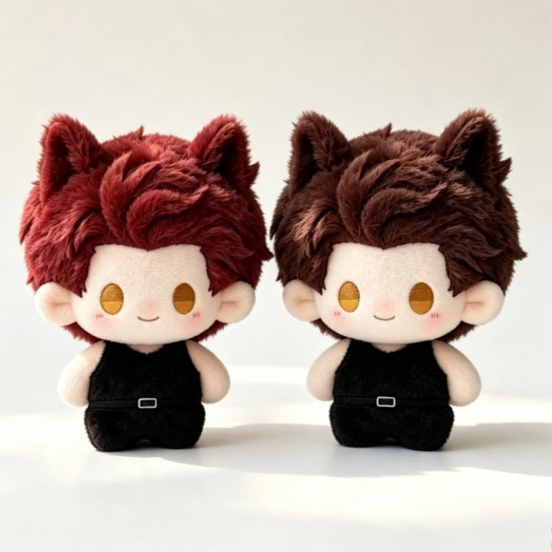 Kids Toys Set - ตุ๊กตาผ้าฝ้ายขนาด 10 ซม. ของเล่นตุ๊กตาขนนุ่ม พวงกุญแจ ของขวัญน่ารักนุ่มนิ่ม