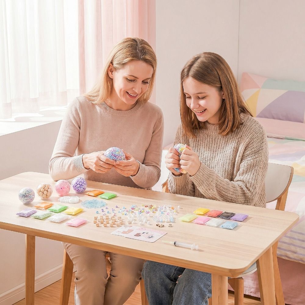 ชุดทำลูกบอลบีบคลายเครียด DIY ข - Slime Making Kit บทวิจารณ์และราคา
