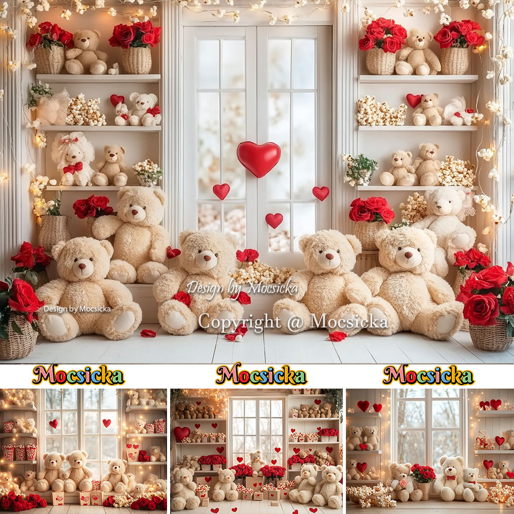 ฉากหลังถ่ายภาพวันวาเลนไทน์ Moc - Toys Background For Kids บทวิจารณ์และราคา