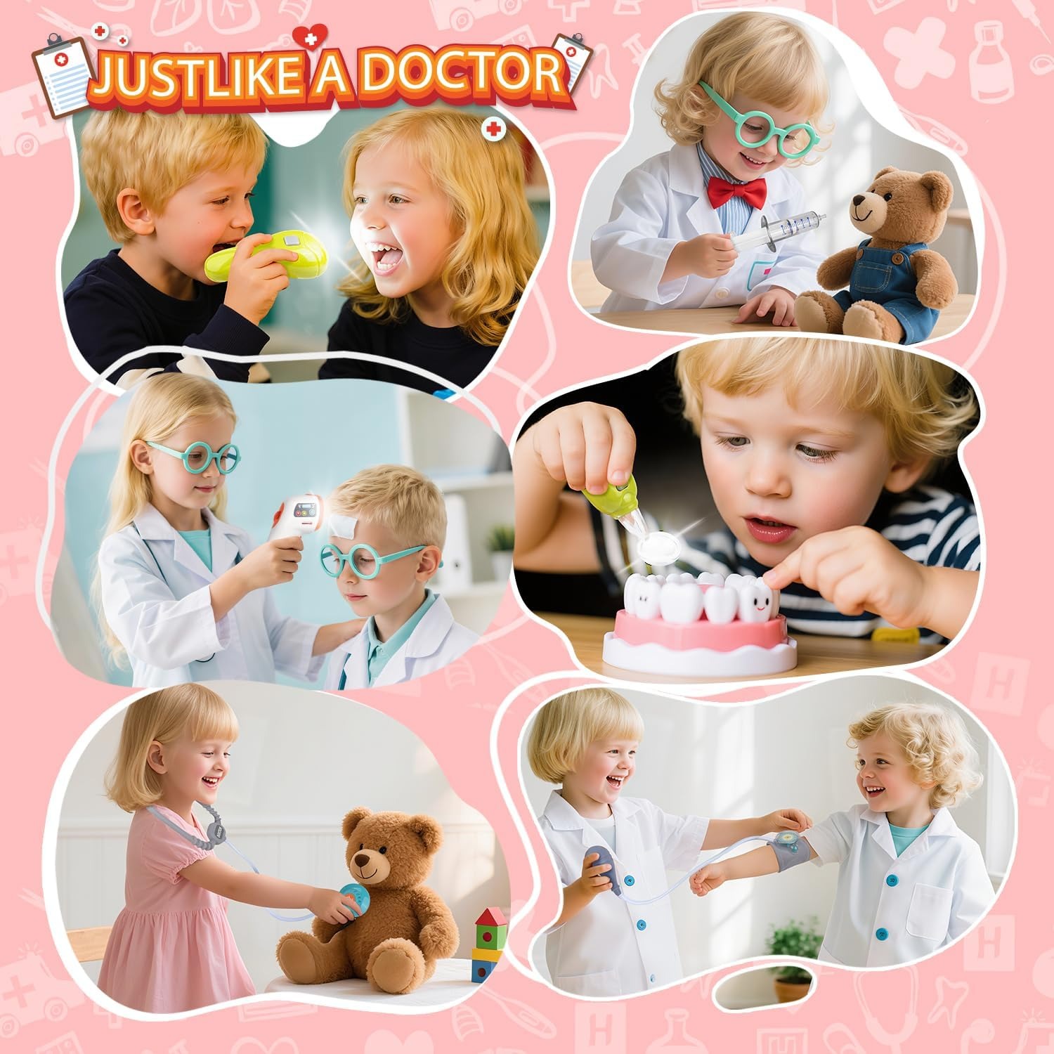 ชุดของเล่นคุณหมอเด็กสุดหรู ชุด - Kids Toys Doctor Set บทวิจารณ์และราคา