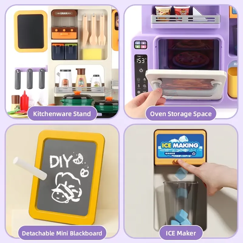ชุดครัวจำลองขนาดใหญ่ 90 ซม. สำ - Kids Toys Kitchen บทวิจารณ์และราคา
