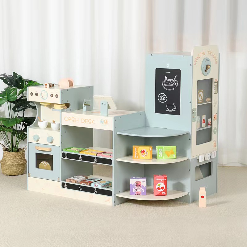 ชุดของเล่นร้านขายของชำไม้สำหรั - Kids Toys In Store บทวิจารณ์และราคา
