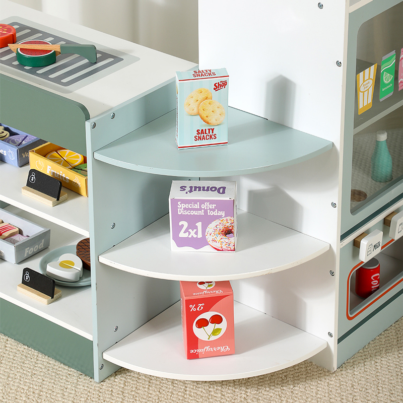 ชุดของเล่นร้านขายของชำไม้สำหรั - Kids Toys In Store บทวิจารณ์และราคา