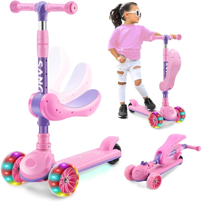 2-in-1 เด็ก KICK สกู๊ตเตอร์ LE - Kids Toys Scooter บทวิจารณ์และราคา
