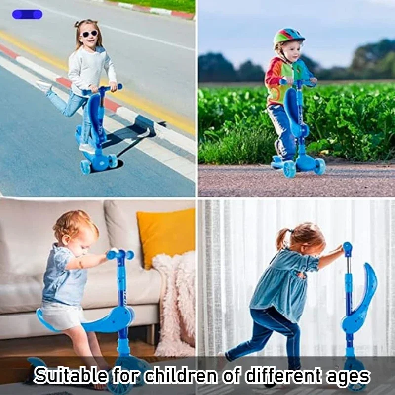 2-in-1 เด็ก KICK สกู๊ตเตอร์ LE - Kids Toys Scooter บทวิจารณ์และราคา