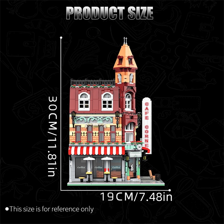 มินิอิฐตลาดยุโรป Street Café V - Kids Toys In Store บทวิจารณ์และราคา