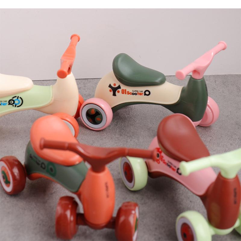 รถทรงตัวเด็กเล็กน่ารักแบบจำลอง - Kids Toys Scooter บทวิจารณ์และราคา