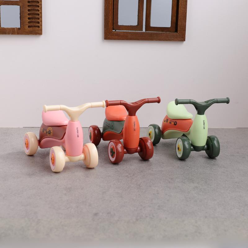รถทรงตัวเด็กเล็กน่ารักแบบจำลอง - Kids Toys Scooter บทวิจารณ์และราคา