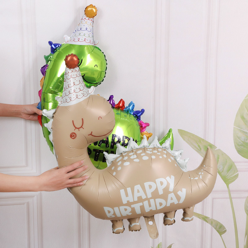 ไดโนเสาร์อลูมิเนียมฟิล์มบอลลูน - Toys Background For Kids บทวิจารณ์และราคา