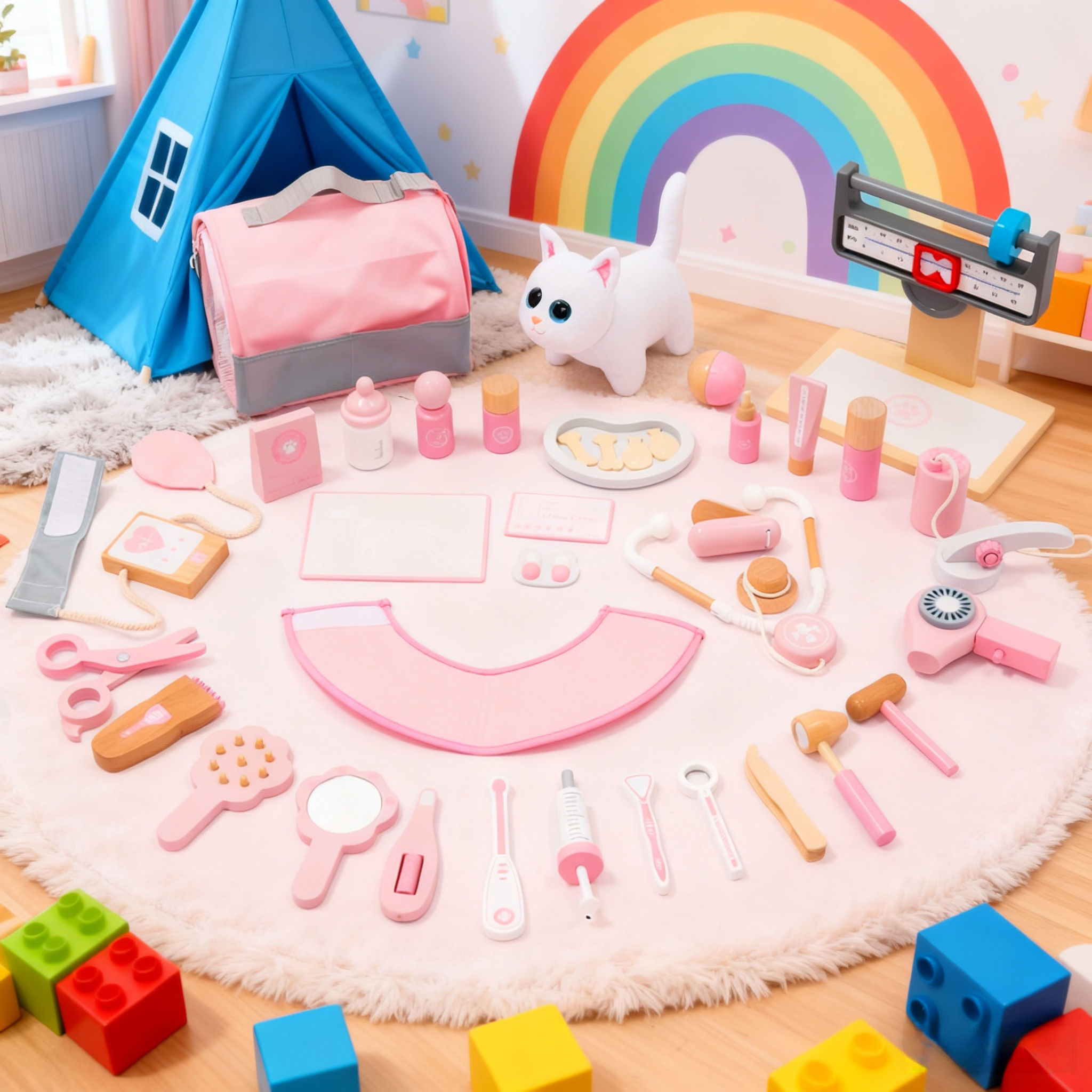 ชุดของเล่นบทบาทสมมติคุณหมอสัตว - Kids Toys Doctor Set บทวิจารณ์และราคา