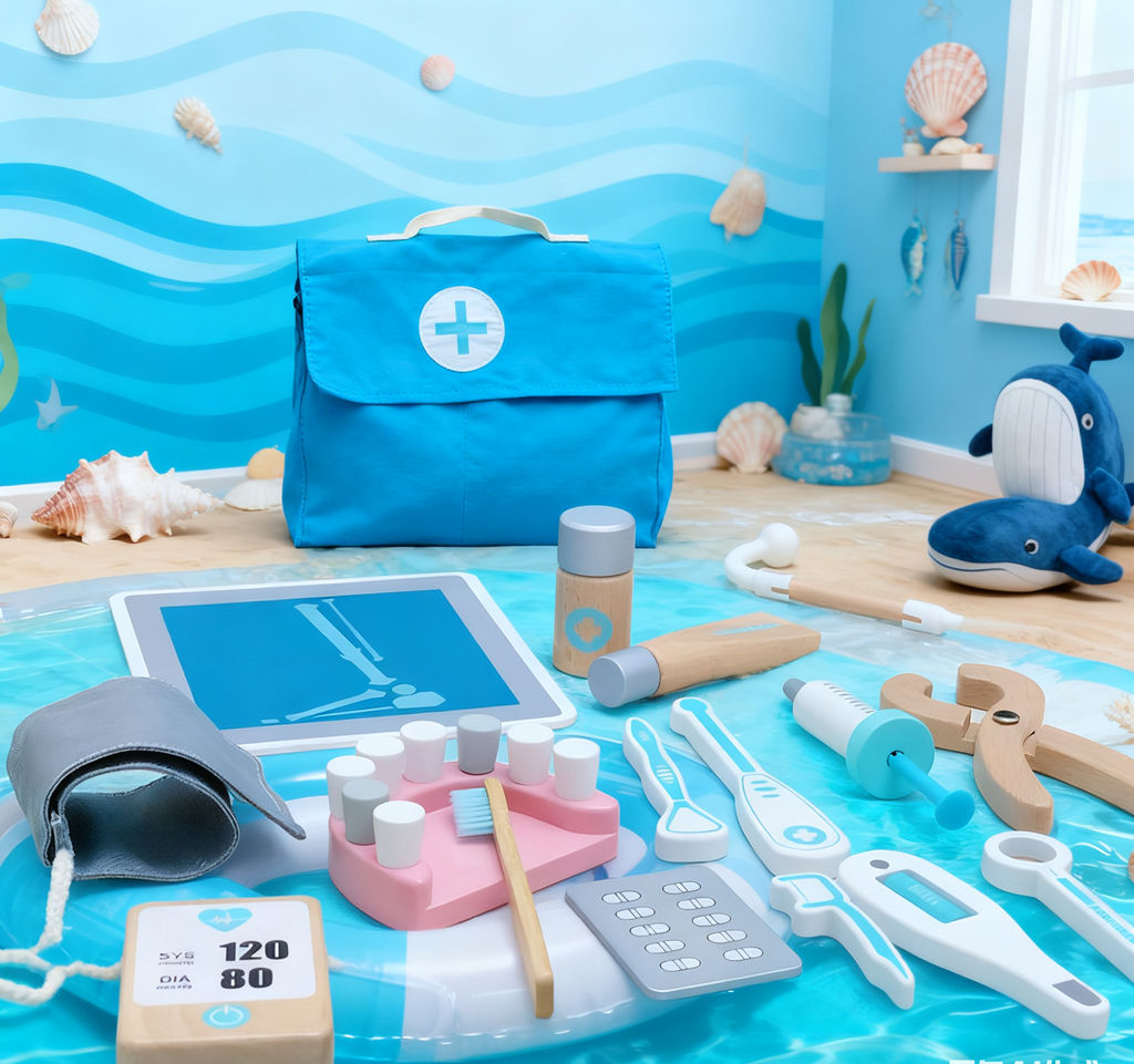 ชุดของเล่นบทบาทสมมติคุณหมอสัตว - Kids Toys Doctor Set บทวิจารณ์และราคา