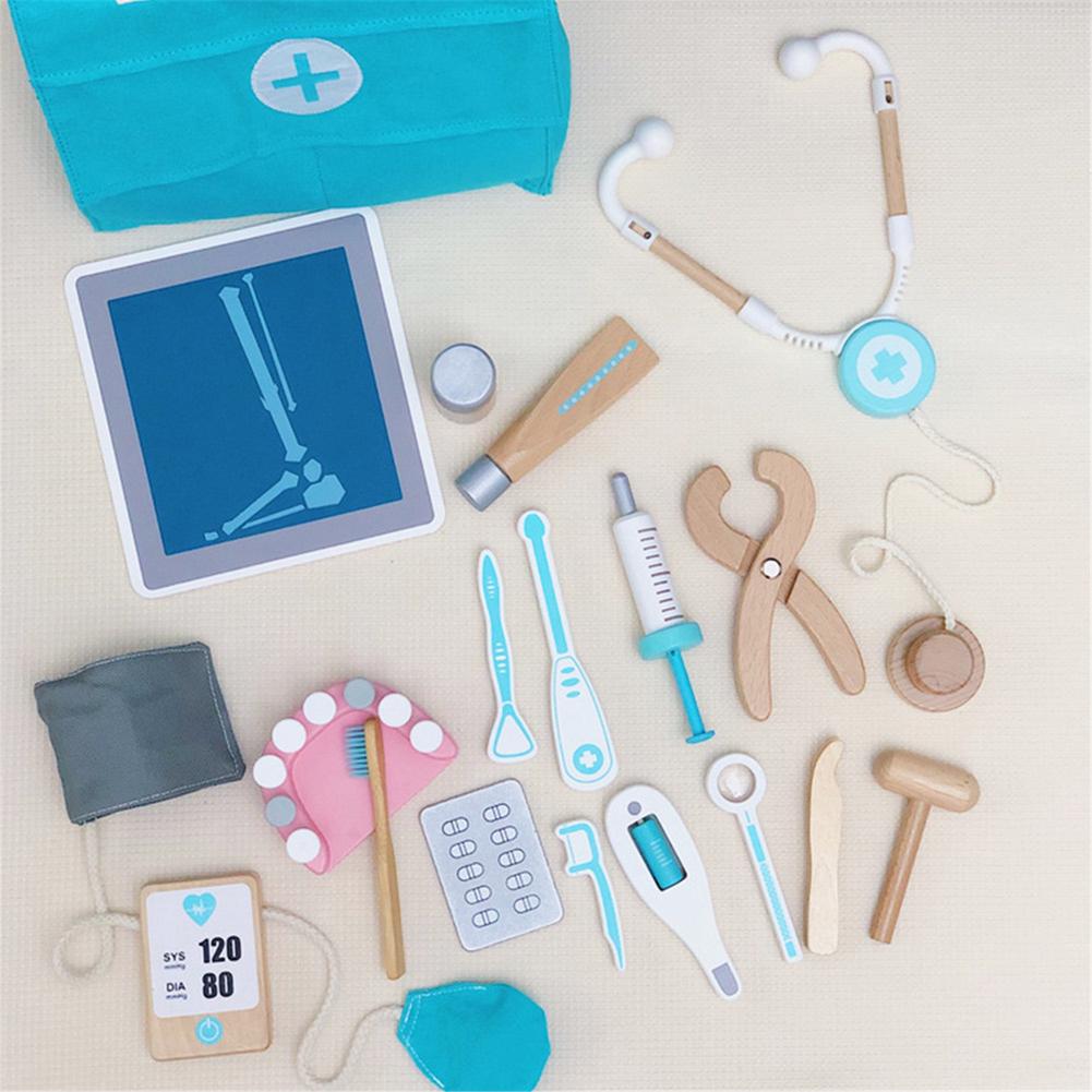 17Pcs ชุดเด็ก Doctor บทบาทเล่น - Kids Toys Doctor Set บทวิจารณ์และราคา