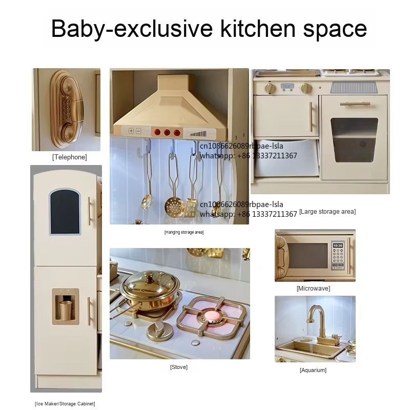 ชุดครัวไม้เสริมพัฒนาการสำหรับเ - Kids Toys Kitchen บทวิจารณ์และราคา