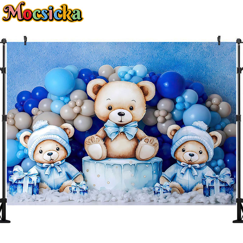 ลูกโป่งสีฟ้าพื้นหลังสำหรับถ่าย - Toys Background For Kids บทวิจารณ์และราคา