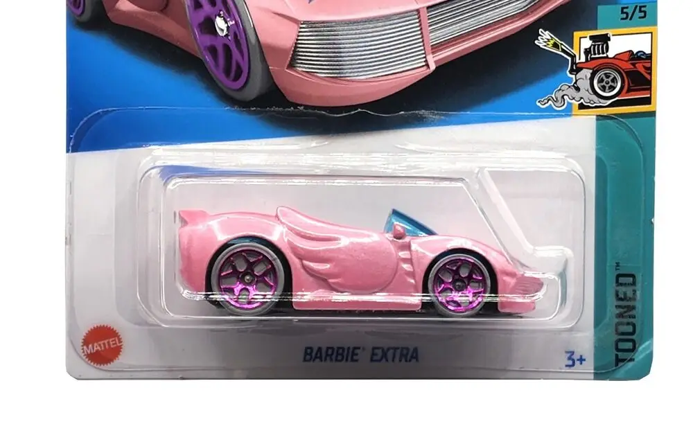 ล้อร้อนสีชมพูตุ๊กตาบาร์บี้พิเศ - Mattel Toy Hot Wheels บทวิจารณ์และราคา