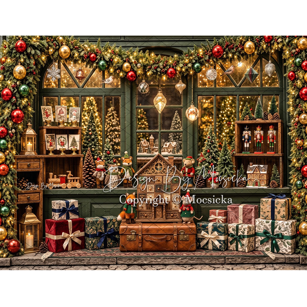 ฉากหลังถ่ายภาพร้านของขวัญคริสต - Toys Background For Kids บทวิจารณ์และราคา