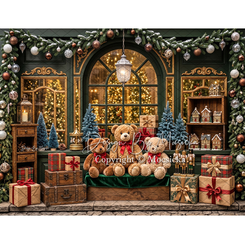 ฉากหลังถ่ายภาพร้านของขวัญคริสต - Toys Background For Kids บทวิจารณ์และราคา