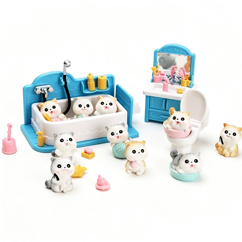 ชุดห้องน้ำบ้านตุ๊กตา 1:12 ชุดข - Kids Toys Set บทวิจารณ์และราคา