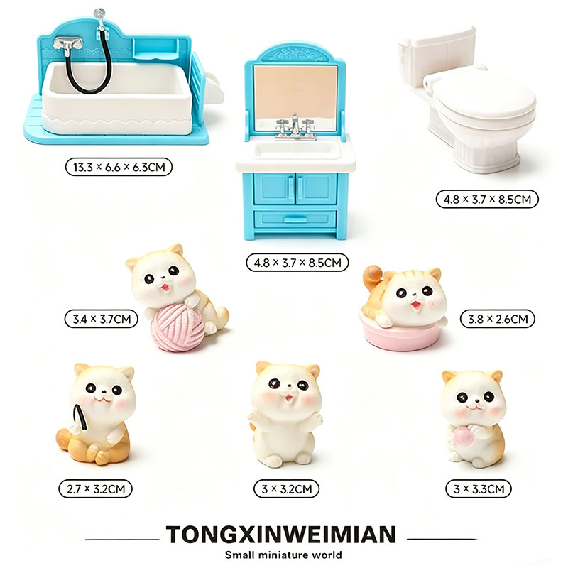 ชุดห้องน้ำบ้านตุ๊กตา 1:12 ชุดข - Kids Toys Set บทวิจารณ์และราคา