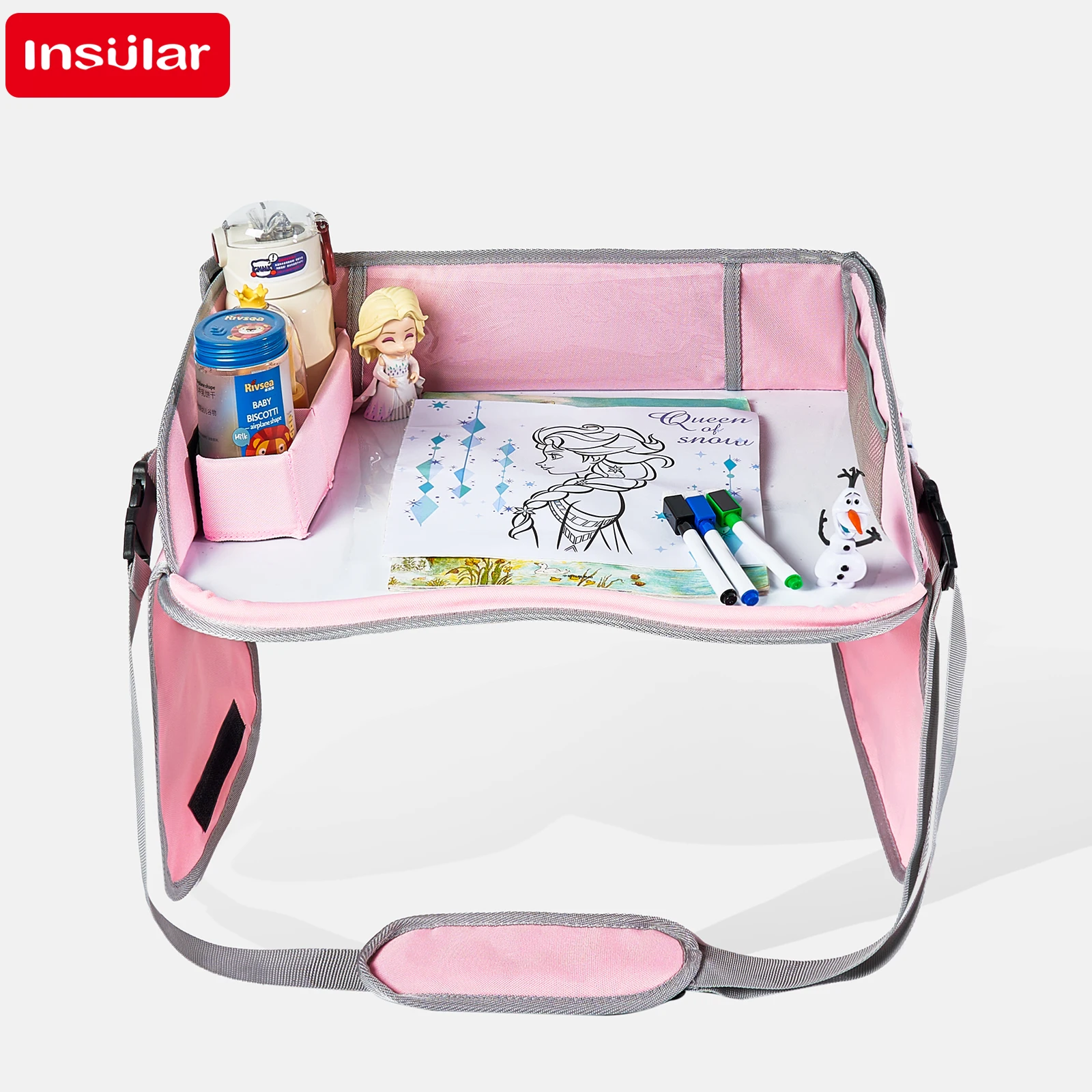 INSULAR ถาดเดินทางสำหรับเด็กแบ - Kids Toys Drawing Easy บทวิจารณ์และราคา
