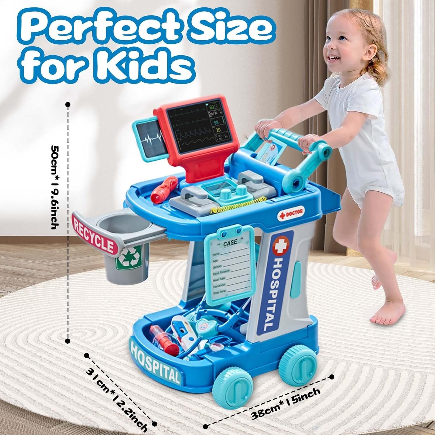 ชุดแพทย์ของเล่นสำหรับเด็กวัยหั - Kids Toys Doctor Set บทวิจารณ์และราคา